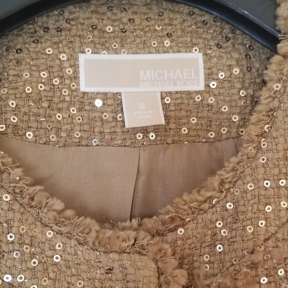Michael Kors Sparkling Tweed Jacket - image 4